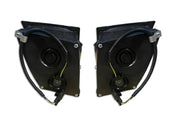 Black Single Bulb Fog Lights Pair Halogen Volvo VNL 2004-2017 - 