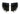 Black Single Bulb Fog Lights Pair Halogen Volvo VNL 2004-2017 - 