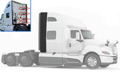 Top and Lower Wind Fairing Cab Extenders w/Brackets Passenger International LT625