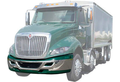 Bumper Plastic with Chrome Trim Set 2008-2015 International Prostar