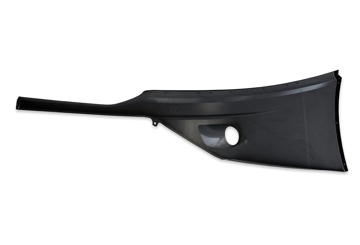 Bumper Cover Black Plastic With Fog Hole Passenger 2022+ Kenworth T680
