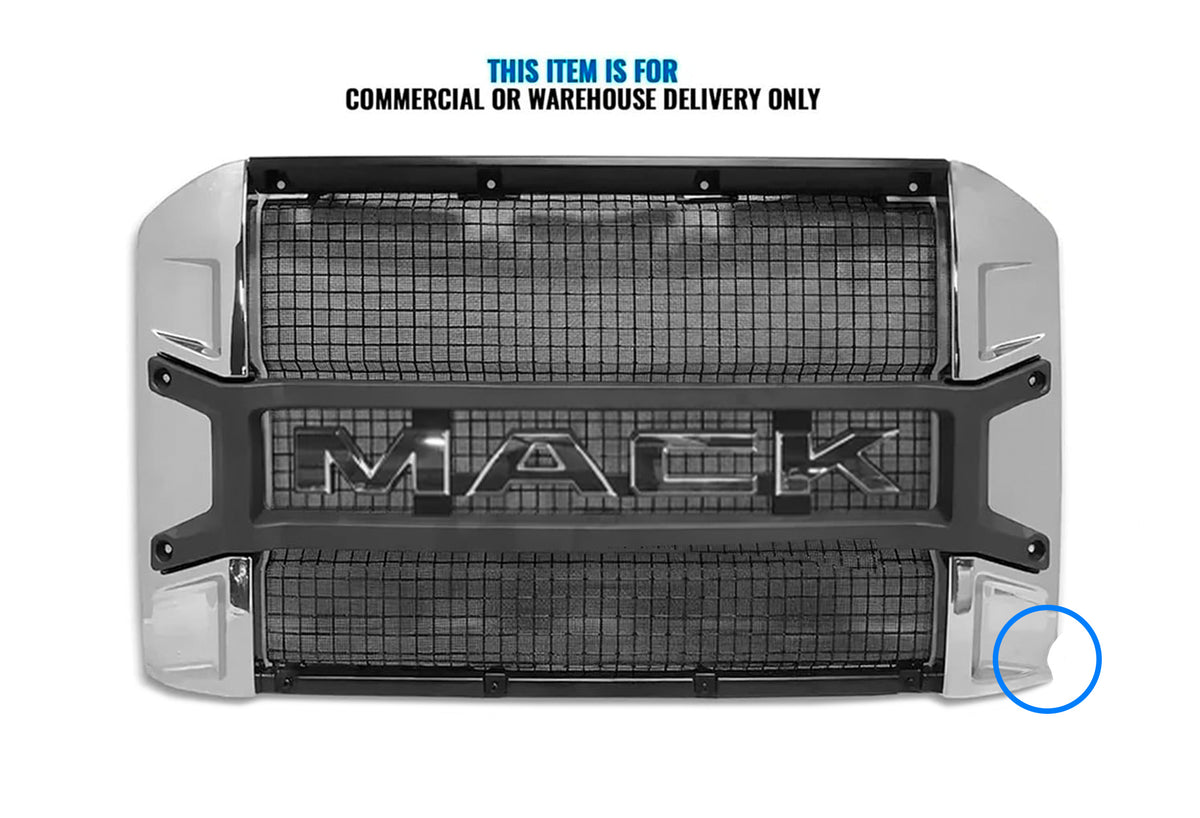 Front Grille Assembly Chrome with Logo - Minor cosmetic imperfection – does not affect use Mack Anthem
