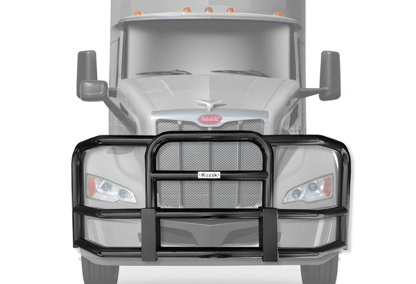 Grille Guard Large Black 2022+ Peterbilt 579 No Fog