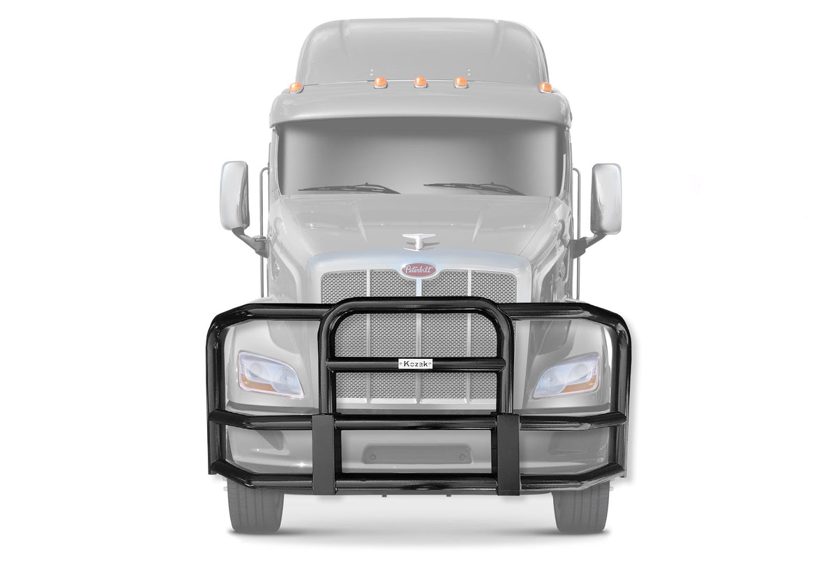 Grille Guard Large Black Peterbilt 587