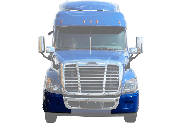 Bumper Corners Outer and Inner No Fog Holes Set 2008-2017 Freightliner Cascadia 125 113