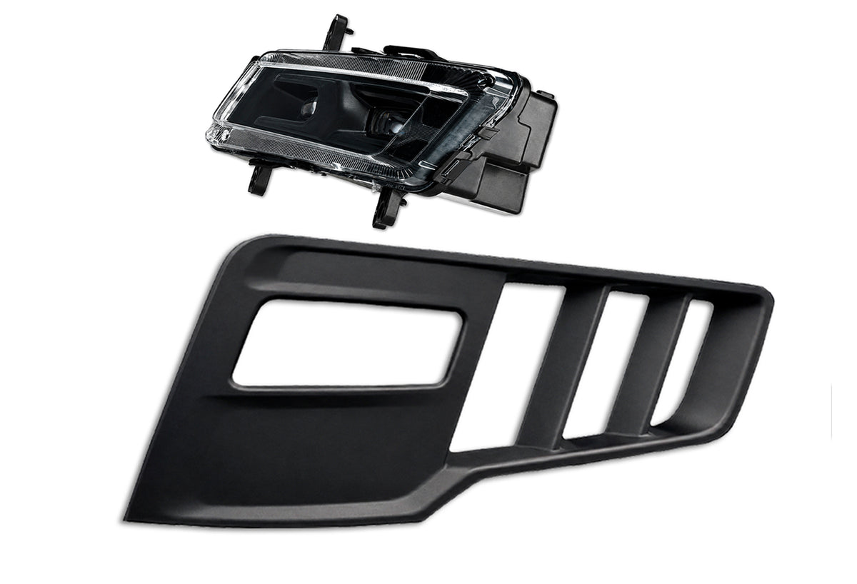 Bumper Corner, End Cap, Bezel and Fog Lamp Set Passenger 2025+ Volvo VNL New