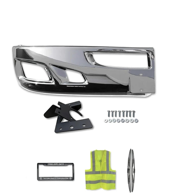 Bumper Extension Corner Chrome Plastic Passenger Kenworth T660