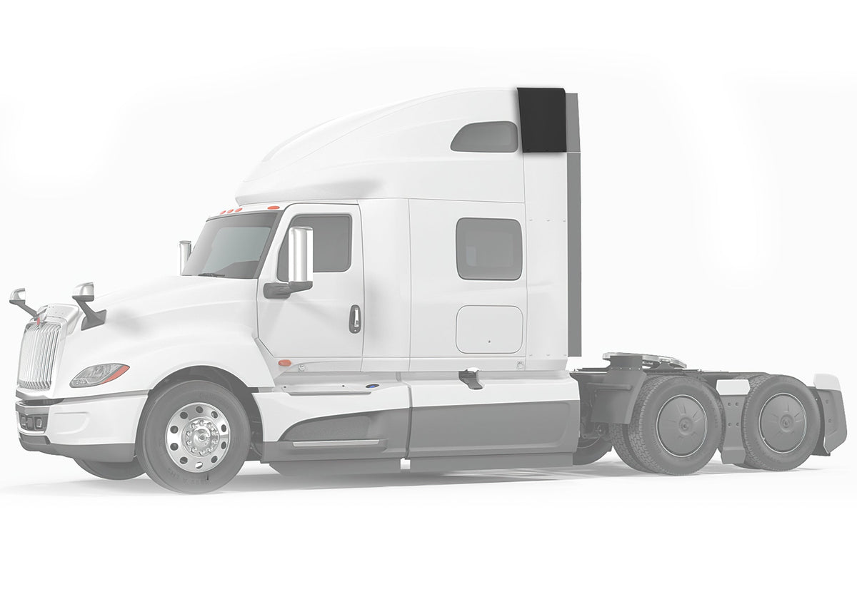 Top Wind Fairing Cab Extender Driver International LT LT625