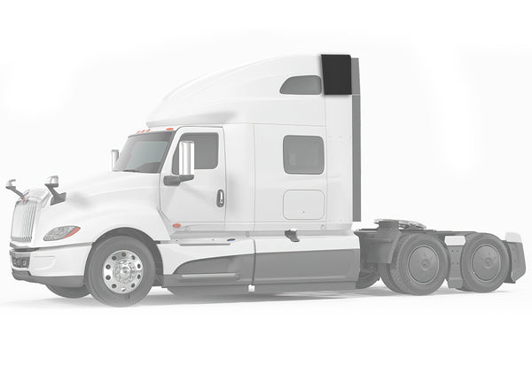 Top Wind Fairing Cab Extender Driver International LT LT625