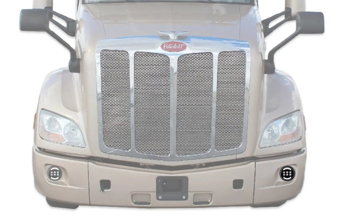 Black LED Fog Light Lamp Left Side Peterbilt 579 578 - 