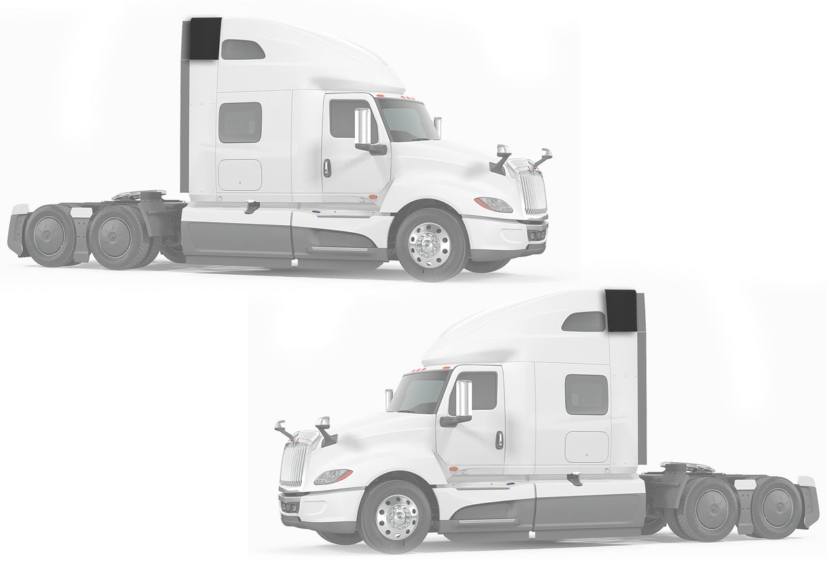 Top Wind Fairings Cab Extendes Set International LT LT625