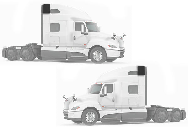 Top Wind Fairings Cab Extendes Set International LT LT625