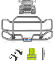 Front Grey Grille Guard Large Kenworth T440