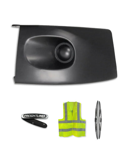 Corner Bumper Black Plastic Driver Freightliner M2 Business Class 106 112