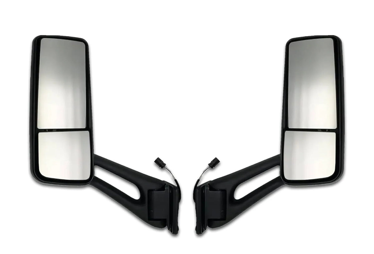Door Mirrors with Arms Chrome Set 2013-2021 Peterbilt 579