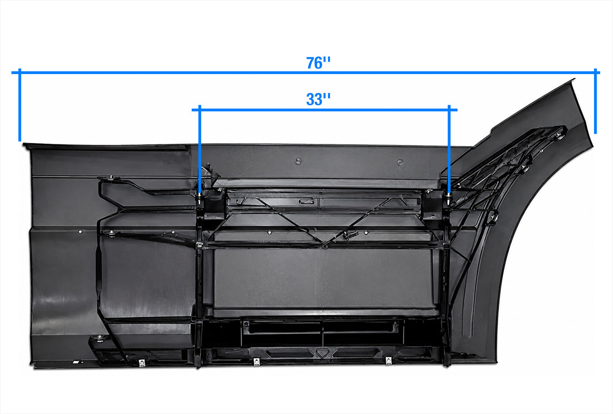 76" Front Step Fairing Panel Full Set Driver 2004-2017 Volvo VNL