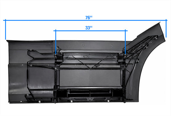 76" Front Step Fairing Panel Full Set Driver 2004-2017 Volvo VNL