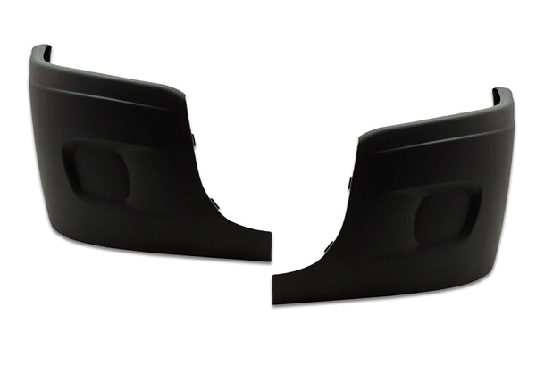 Bumper Corners Outer and Inner No Fog Holes Set 2008-2017 Freightliner Cascadia 125 113
