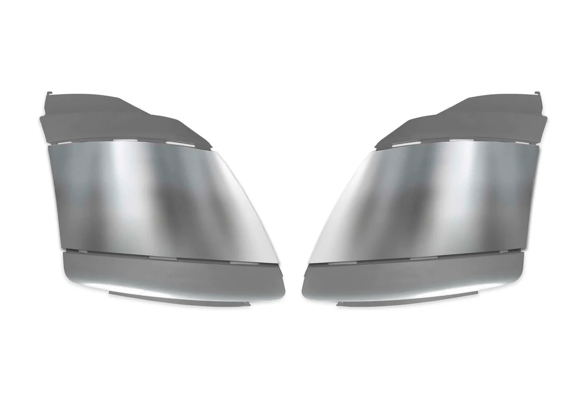 Bumper Corner Chrome Trims Set 2008-2015 International Prostar