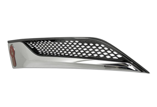 Side Hood Grille Vent Trim Chrome Passenger 2022+ Kenworth T680 Next Gen