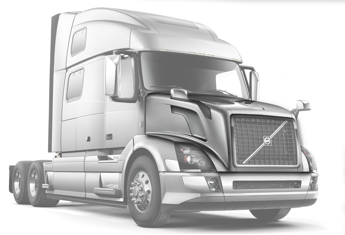 Hood Shell Fiberglass 2004-2017 Volvo VNL