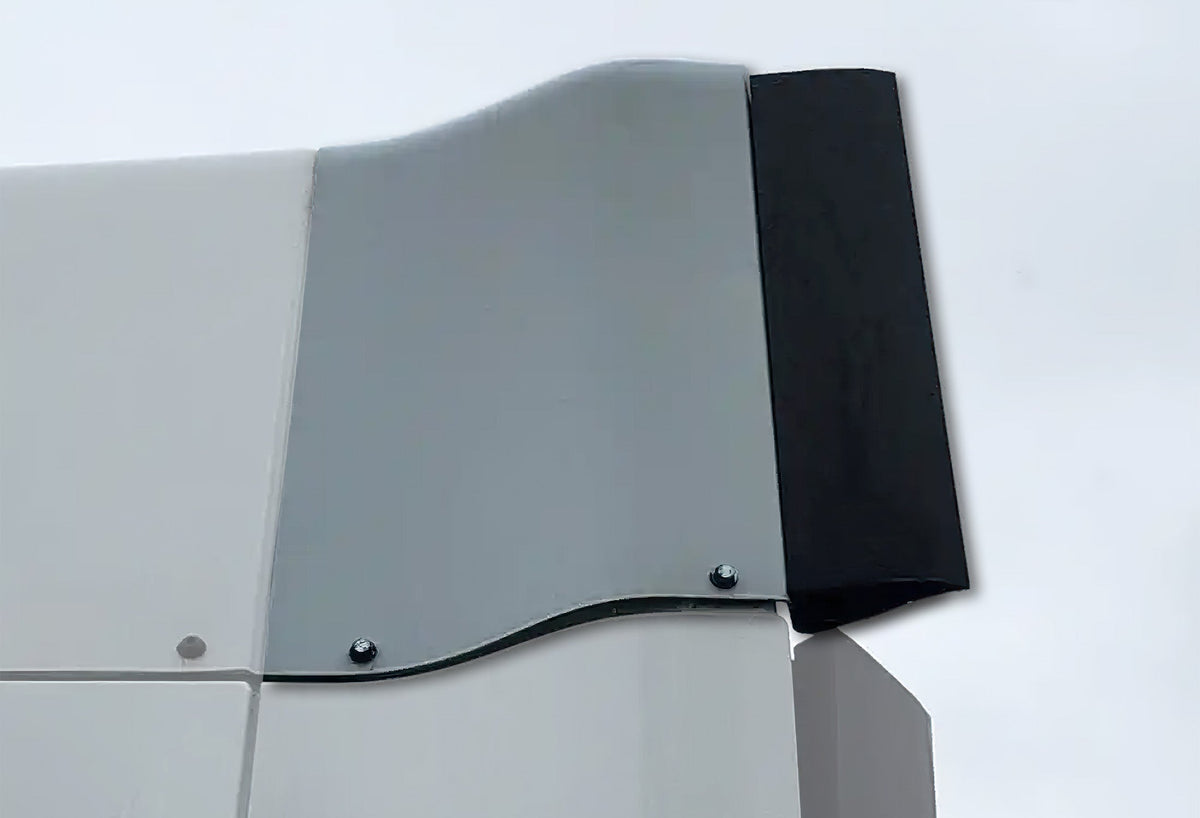 Top Wind Fairing Cab Extender with Trim Molding Driver International LT625