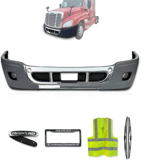 Bumper Set with Fog Light Holes 2008-2017 Freightliner Cascadia 125 113