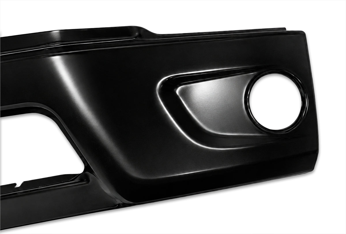 Center Bumper with Fog Light Hole Paint Black 2018+ Volvo VNR