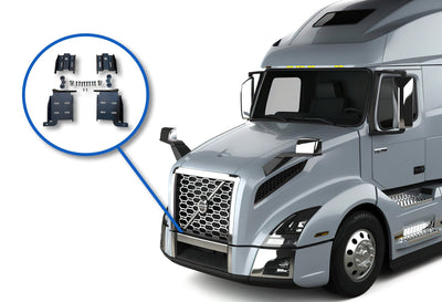 Mounting Brackets Set Plastic Bumper Volvo VNL 2018+ - 