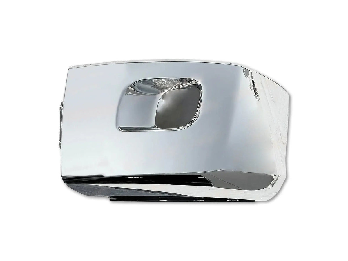 Chrome Plastic Bumper Corner Left Side No Fog Light Hole for Peterbilt 579 - 