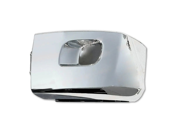 Chrome Plastic Bumper Corner Left Side No Fog Light Hole for Peterbilt 579 - 