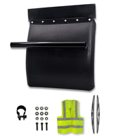 Quarter Fender 24x24" Black Plastic Passenger