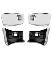 Bumper Set w/ Fog Holes Plastic Chrome + Fog Lights 2013-2021 Peterbilt 579