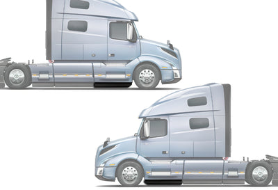 Fairing Panel Extensions Front Set 2018+ Volvo VNL