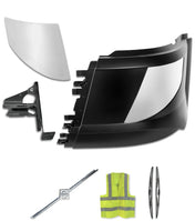 Bumper Corner No Fog Hole w/Chrome Trims & Bracket Driver 2016-2017 Volvo VNL
