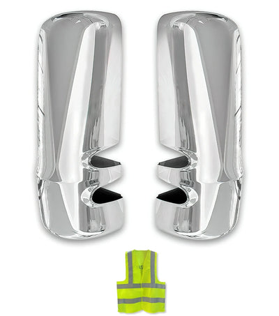 Door Mirror Covers Chrome Set Kenworth 2013-2021 T680 T880
