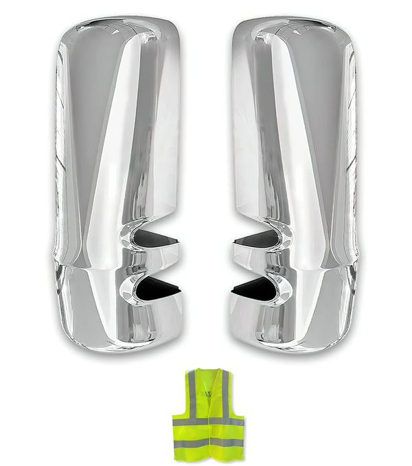 Door Mirror Covers Chrome Set Kenworth 2013-2021 T680 T880
