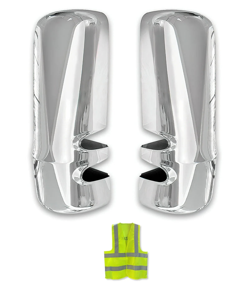 Door Mirror Covers Chrome Set Kenworth 2013-2021 T680 T880