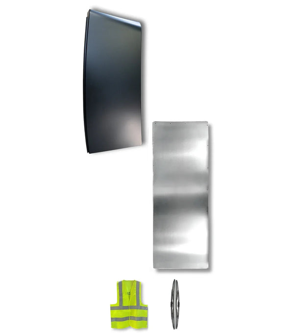 Cabin Sleeper Fairing Extenders Upper Plastic & Lower Aluminum Passenger 2022+ Peterbilt 579
