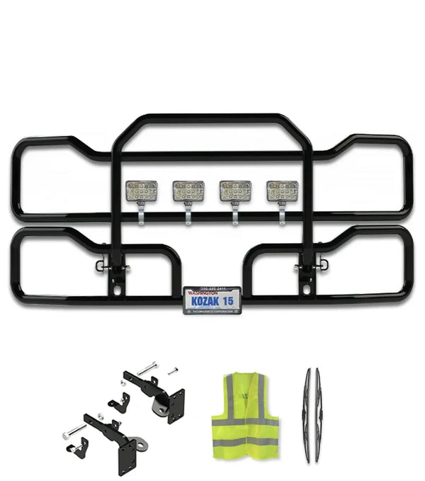Front Grille Guard Black 2013-2021 Peterbilt 579