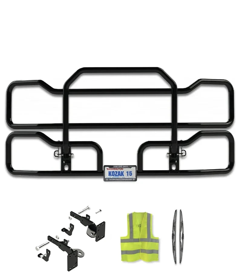Front Grille Guard Black 2011-2021 Kenworth T680