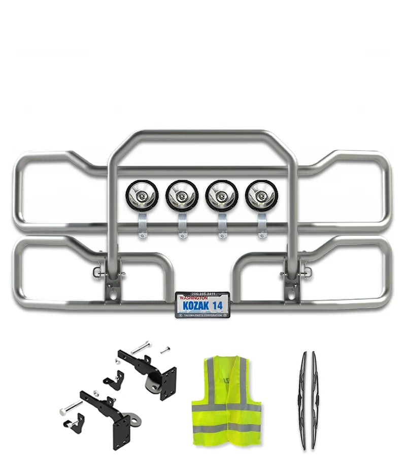 Front Grille Guard Chrome 2011-2021 Kenworth T680