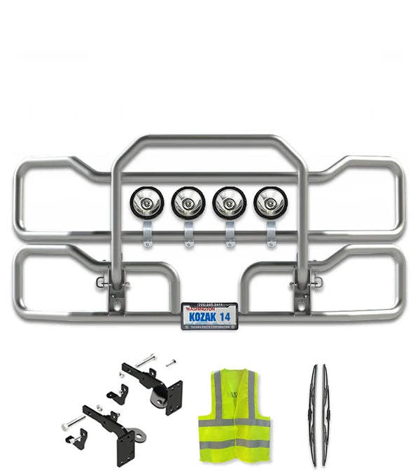 Front Grille Guard Chrome 2013-2021 Peterbilt 579