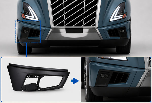 Bumper End Cap Passenger 2025+ Volvo VNL New