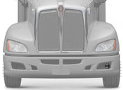 Black LED Fog Light Lamp Left Side Kenworth T660 - 