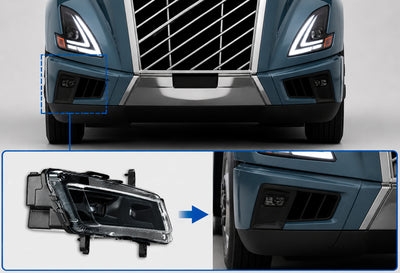 Front Fog Light Lamp Assembly Passenger 2025+ Volvo VN VNL New