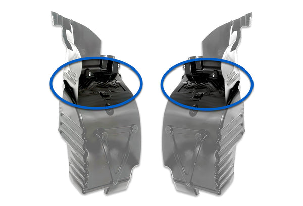 Covers fits Mudguard Liner Fenders Set 2013-2021 Kenworth T680