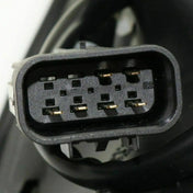Kozak Black Heated Door Side Mirror Right (Passenger Side) for Freightliner Cascadia 2008-2017 PLUS Freightliner Logo Emblem, 2x 22 inch Windshield Wipers and KOZAK Reflective Vest included