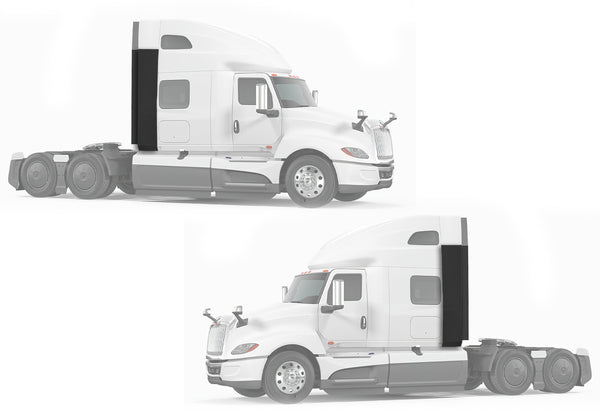 Bottom Lower Wind Fairing Cab Extenders Plastic with Extensions Set International LT625