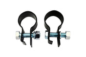 Quarter Fenders Set 24x24" Black Plastic Pair